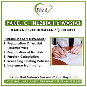 PAKEJ NUZRIAH & WASIAT